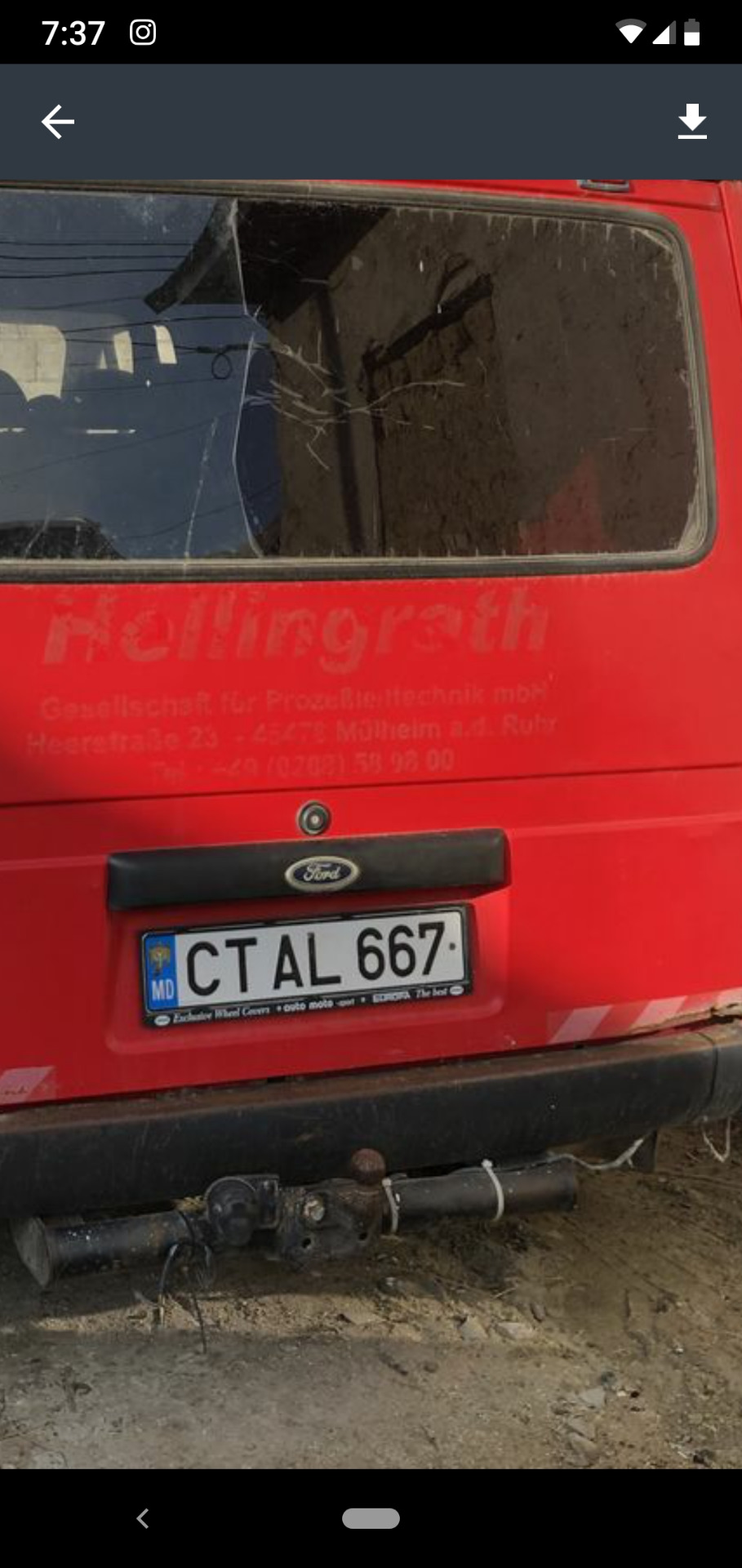 Фаркоп — Ford Transit Connect, 1,8 л, 2006 года | аксессуары | DRIVE2
