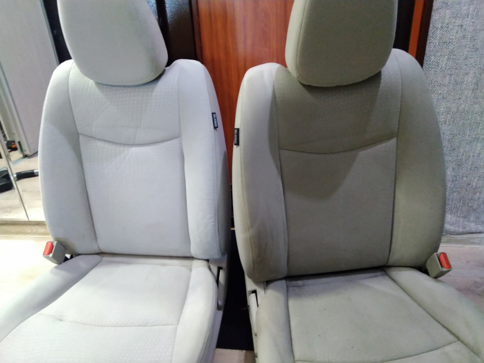 Снятие обшивки сидений Nissan leaf — Nissan Leaf (1G), 2011 года ...