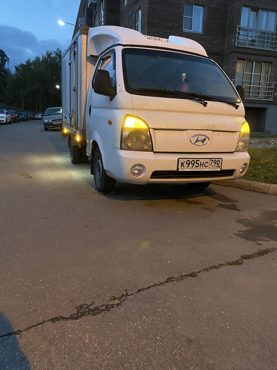Габаритные огни с озона — Hyundai Porter II (4G), 2,5 л, 2009 года ...