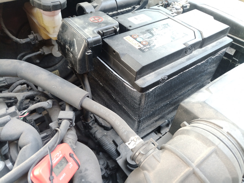 Утепляем аккумулятор — KIA Rio X-Line, 1,6 л, 2019 года | своими руками ...