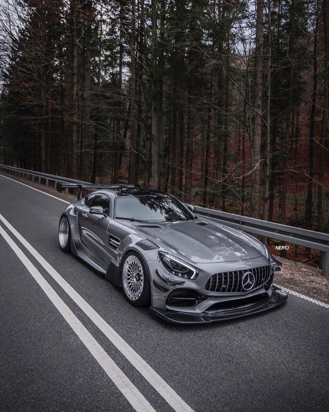 Mercedes Benz AMG GTR Silver