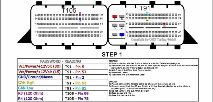 Edc15p схема подключения