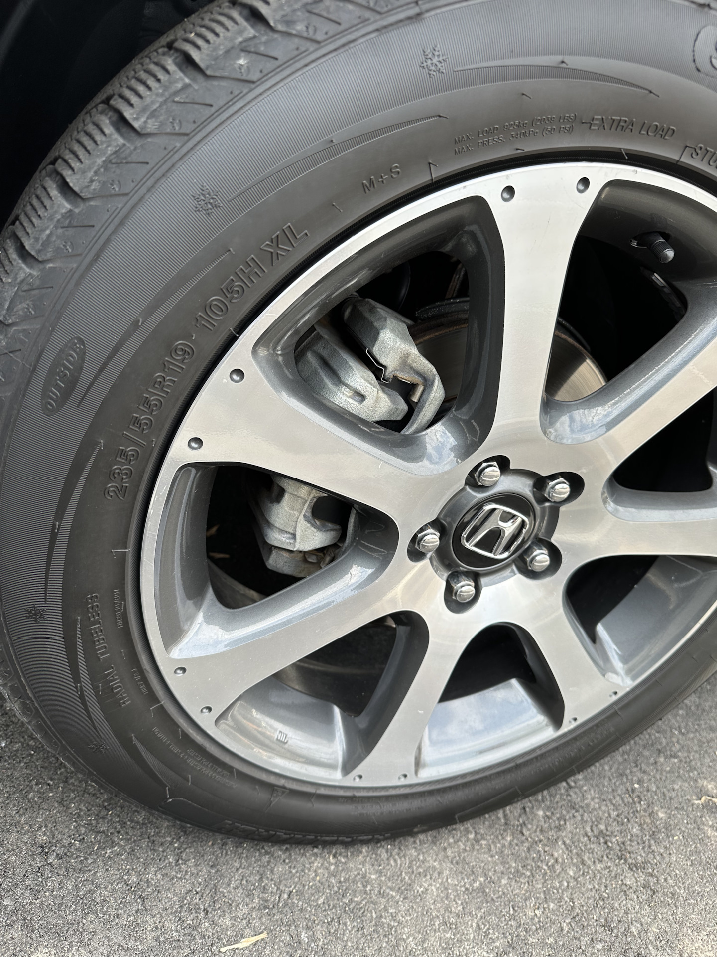 Вопрос по замене резины R19 — Honda CR-V (RE), 2,4 л, 2008 года | шины ...