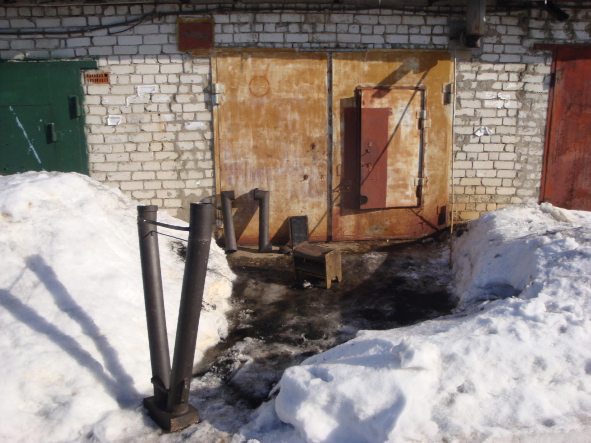 Отопление гаража. Чистка дымохода \"штанов\" — Сообщество «Гараж Мечты ...