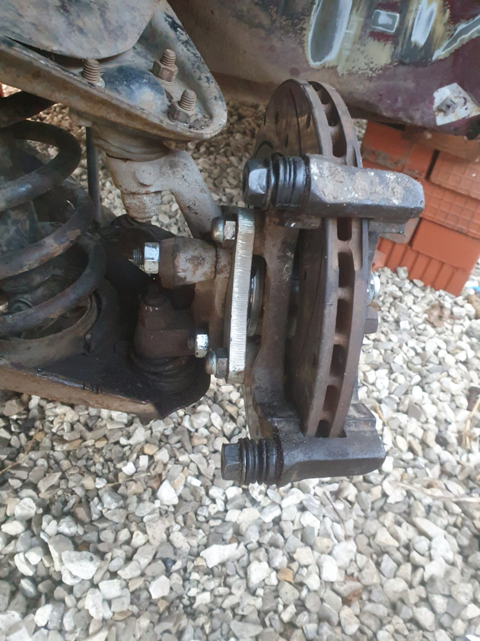 Ступицы 2108 на классику/Тормоза 2112 на классику — Lada 21053, 1,5 л ...