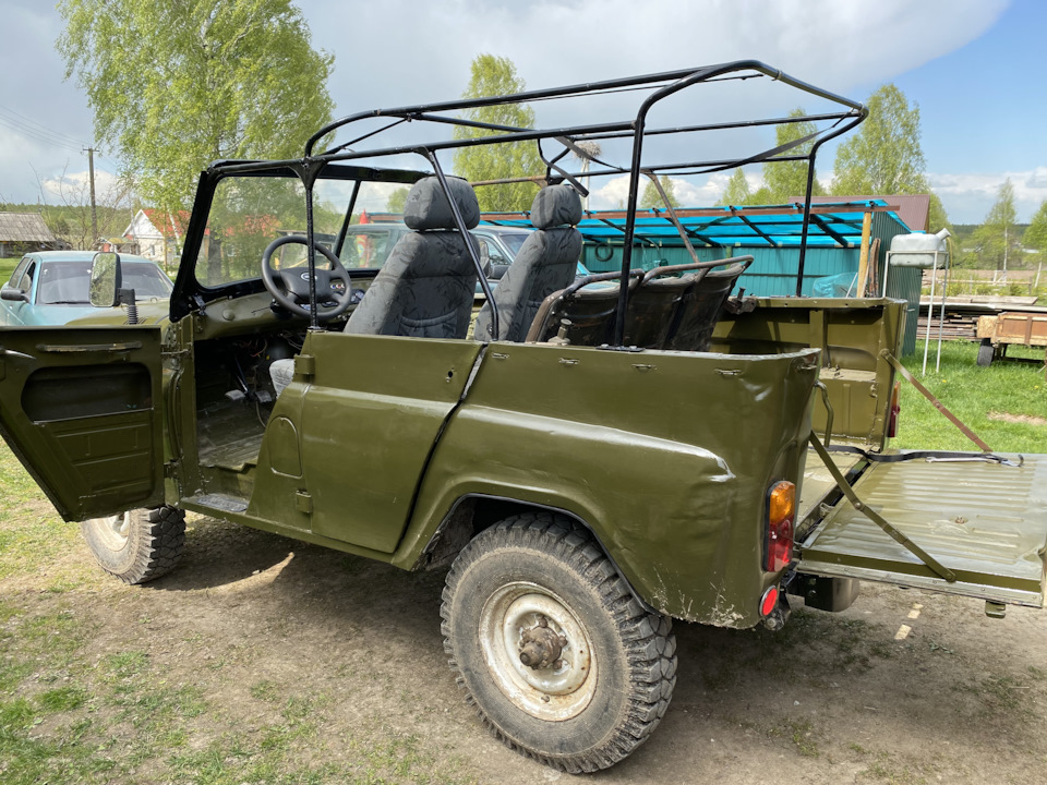 Собрали крышу и дворники — УАЗ 469, 2,7 л., 1975 года | своими руками ...