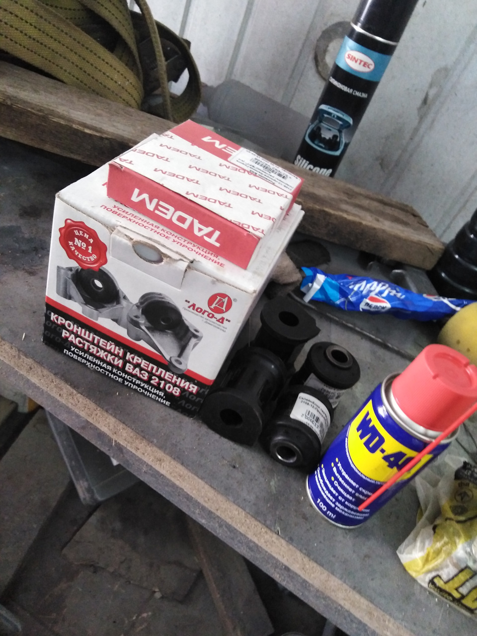 Замена крабов, сайлентблоков, ромашек и яиц. — Lada 21099, 1,5 л, 1997 ...