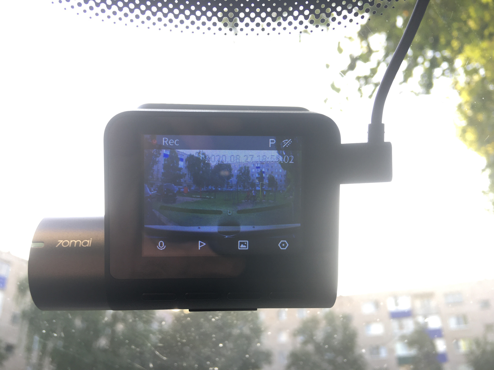 Видеорегистратор xiaomi 70mai dash cam pro plus a500 gps сбивается время