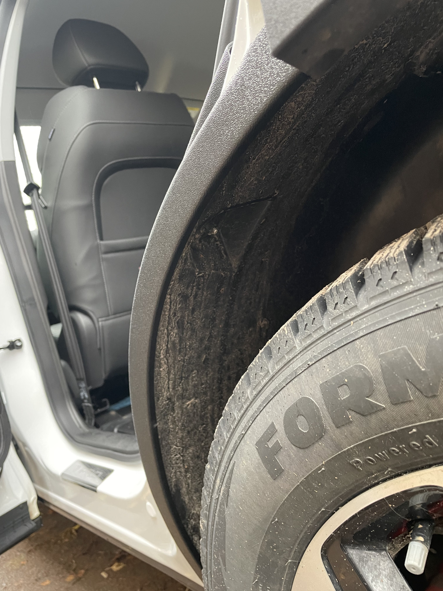 Защита задних арок от пескоструя — Chery Tiggo 7 Pro Max, 1,6 л, 2023 ...