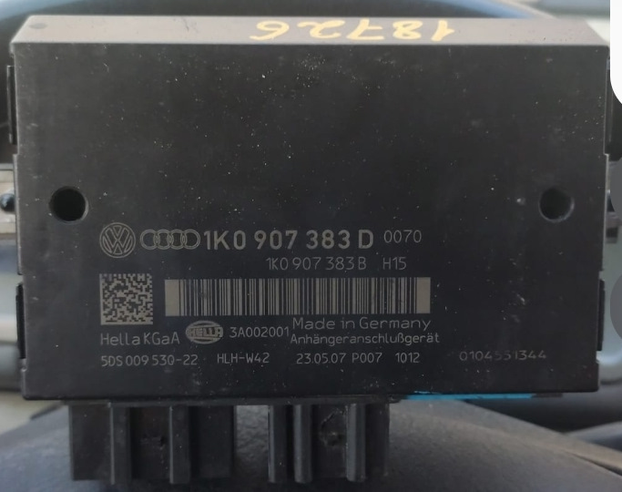Блок согласования прицепа. — Skoda Octavia A5 Mk2, 2 л, 2005 года ...