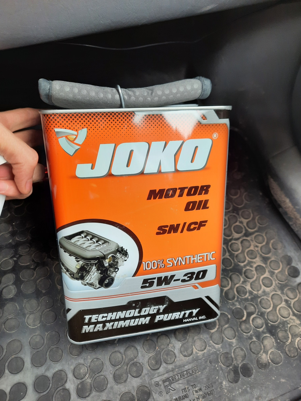 Замена масло Joko 5w-30 synthetic — Toyota RAV4 (II), 2 л, 2002 года ...