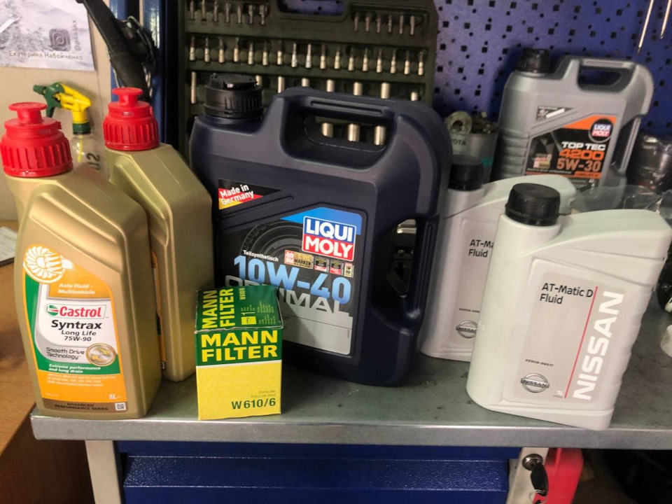 Замена всех жидкостей, прочистка дроссельной заслонки и топливной ...