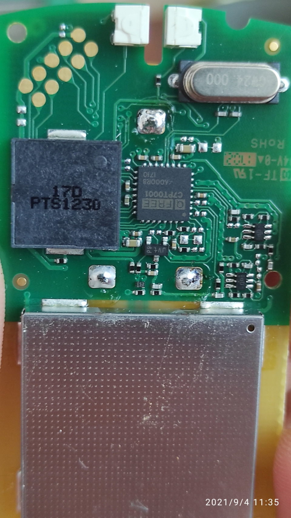 Качество пайки устраивает. — Toyota RAV4 (5G)