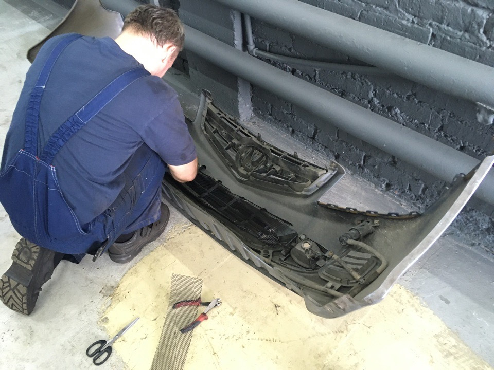 Устранение провисания бампера и не только — Honda Accord (7G), 2,4 л ...