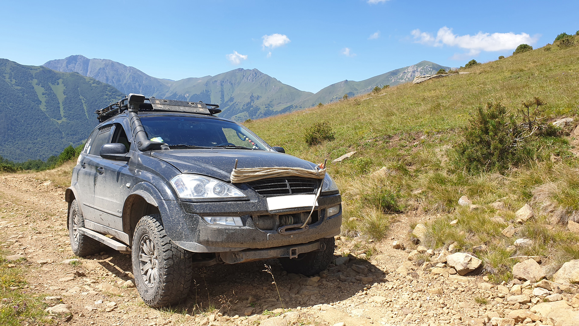 Карачаево-Черкесия 2020 — от р. Аксаут до р. Малая Дукка — Тизер) —  SsangYong Kyron, 2,3 л, 2013 года | путешествие | DRIVE2