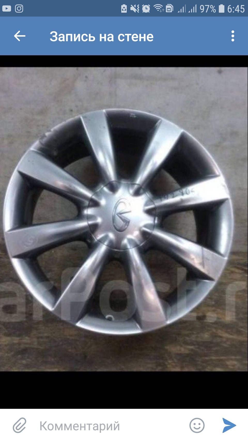 Диски R18 — Nissan Teana (J32), 2,5 л, 2010 года | колёсные диски | DRIVE2