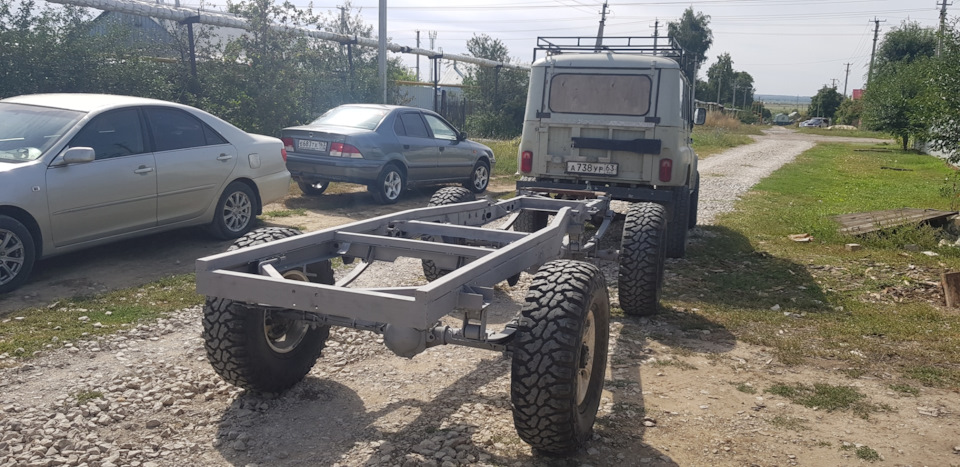 Пескоструим раму — УАЗ 3303, 2,7 л, 1986 года | стайлинг | DRIVE2