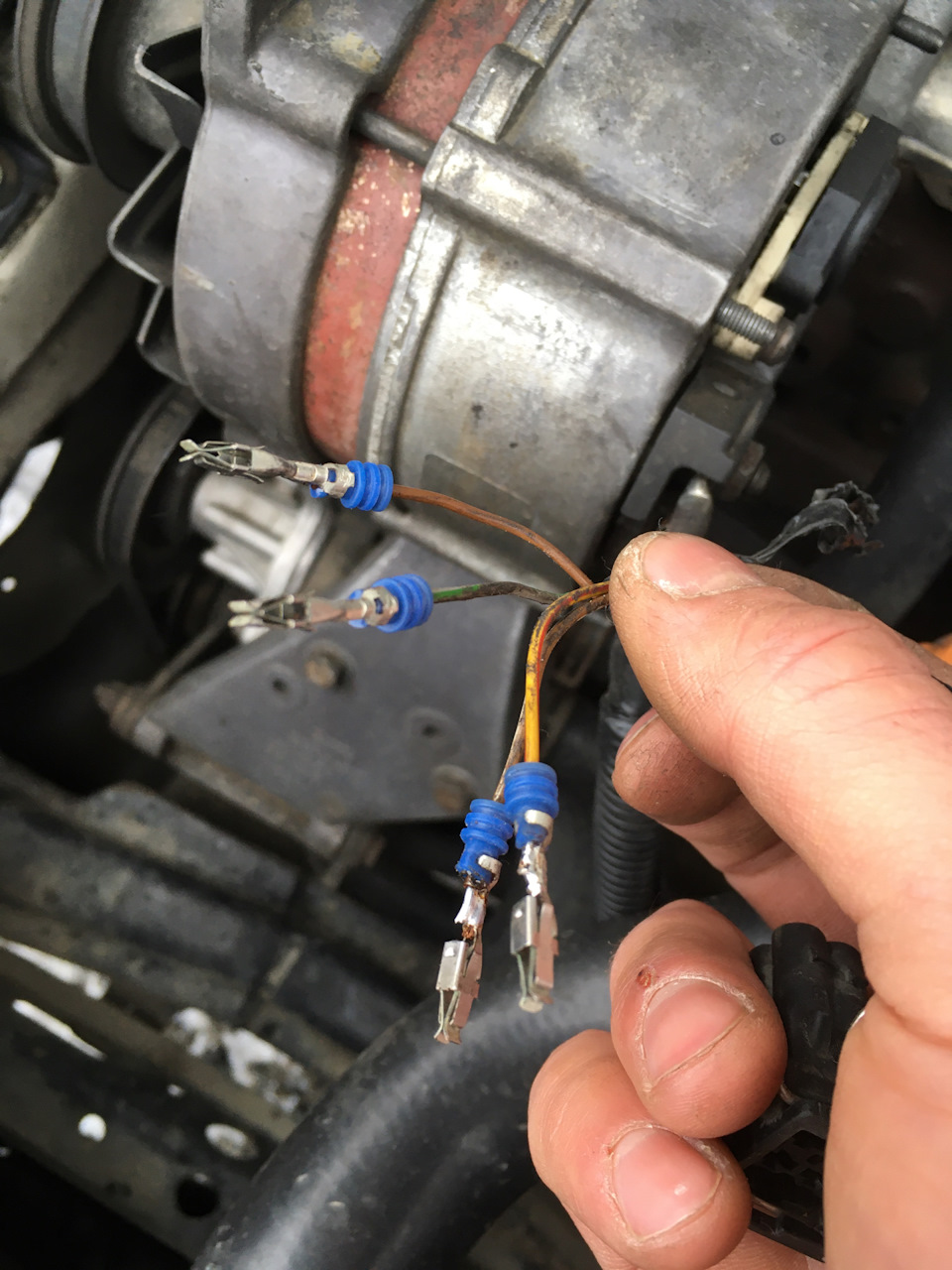 Фишка ДТОЖ, разборка, ремонт. — Volkswagen Passat B3, 1,8 л, 1992 года ...