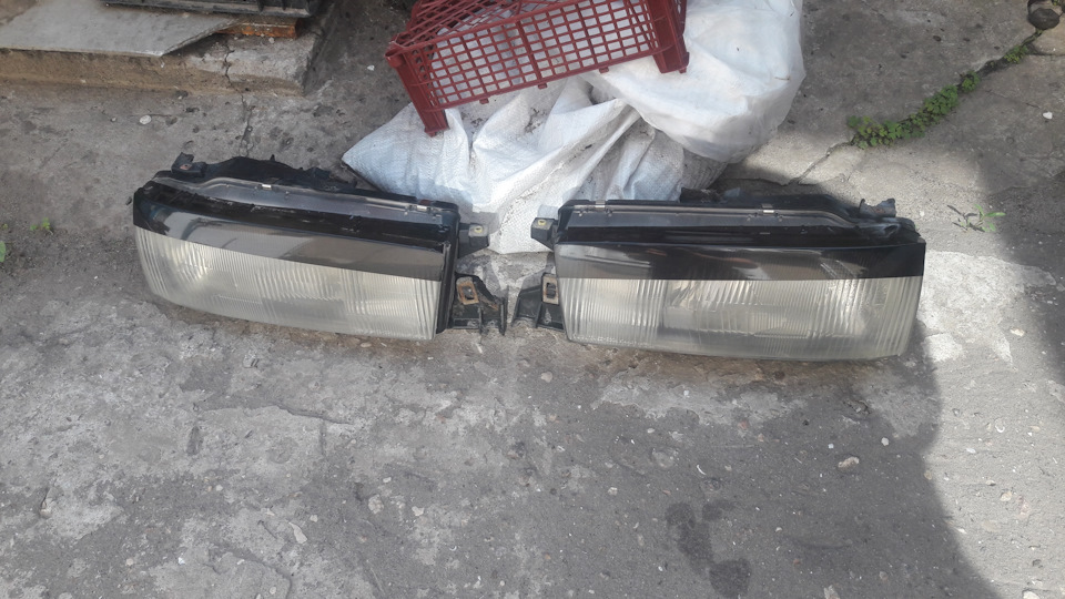 Полировка фар зубной пастой — Toyota Cresta (90), 2 л, 1992 года ...