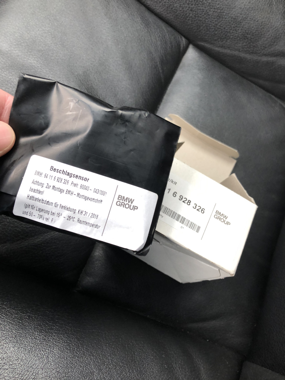 Фото в бортжурнале BMW 5 series (E60). Запчасти на фото: 64116928326, 0430001, 6928326