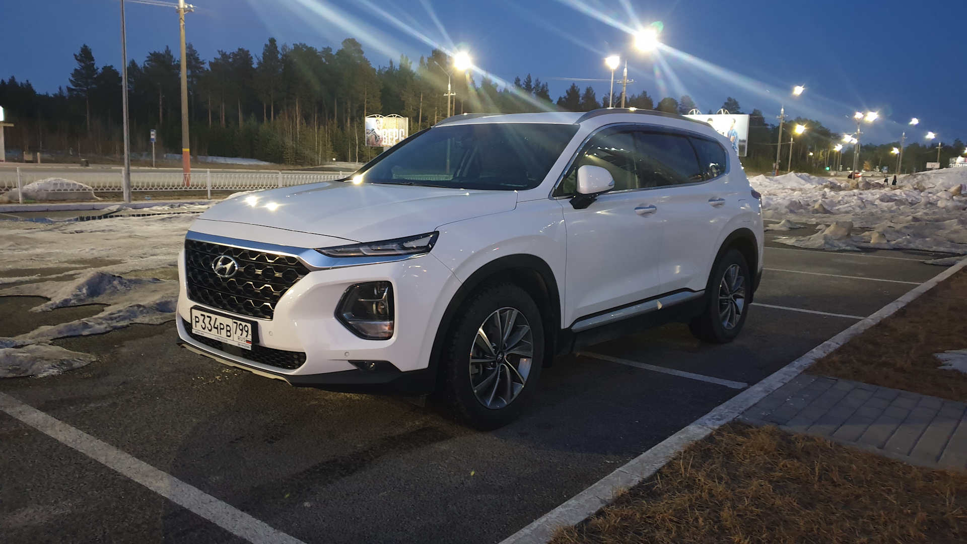 Продажа Hyundai Santa Fe (4G) 2019 (бензин, АКПП) — с историей обслуживания  — DRIVE2.RU