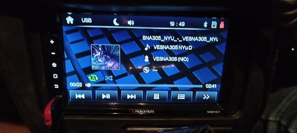 Магнитола Nakamichi 1601 — Toyota Will VS, 1,8 л, 2001 года | автозвук ...