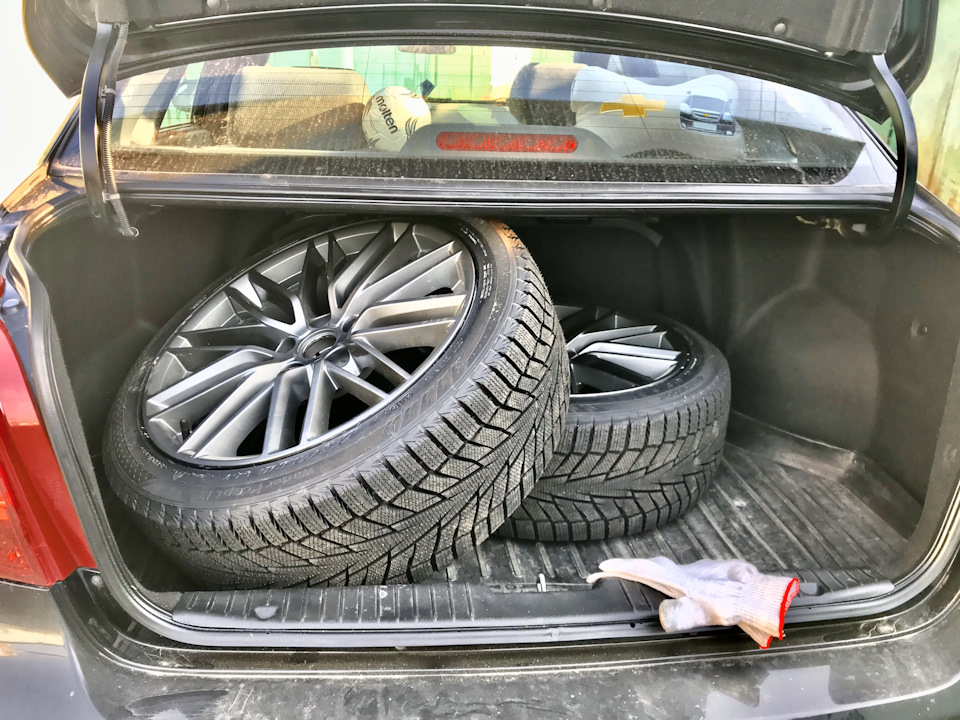 Собрал зиму — Genesis G70, 2 л, 2018 года | колёсные диски | DRIVE2