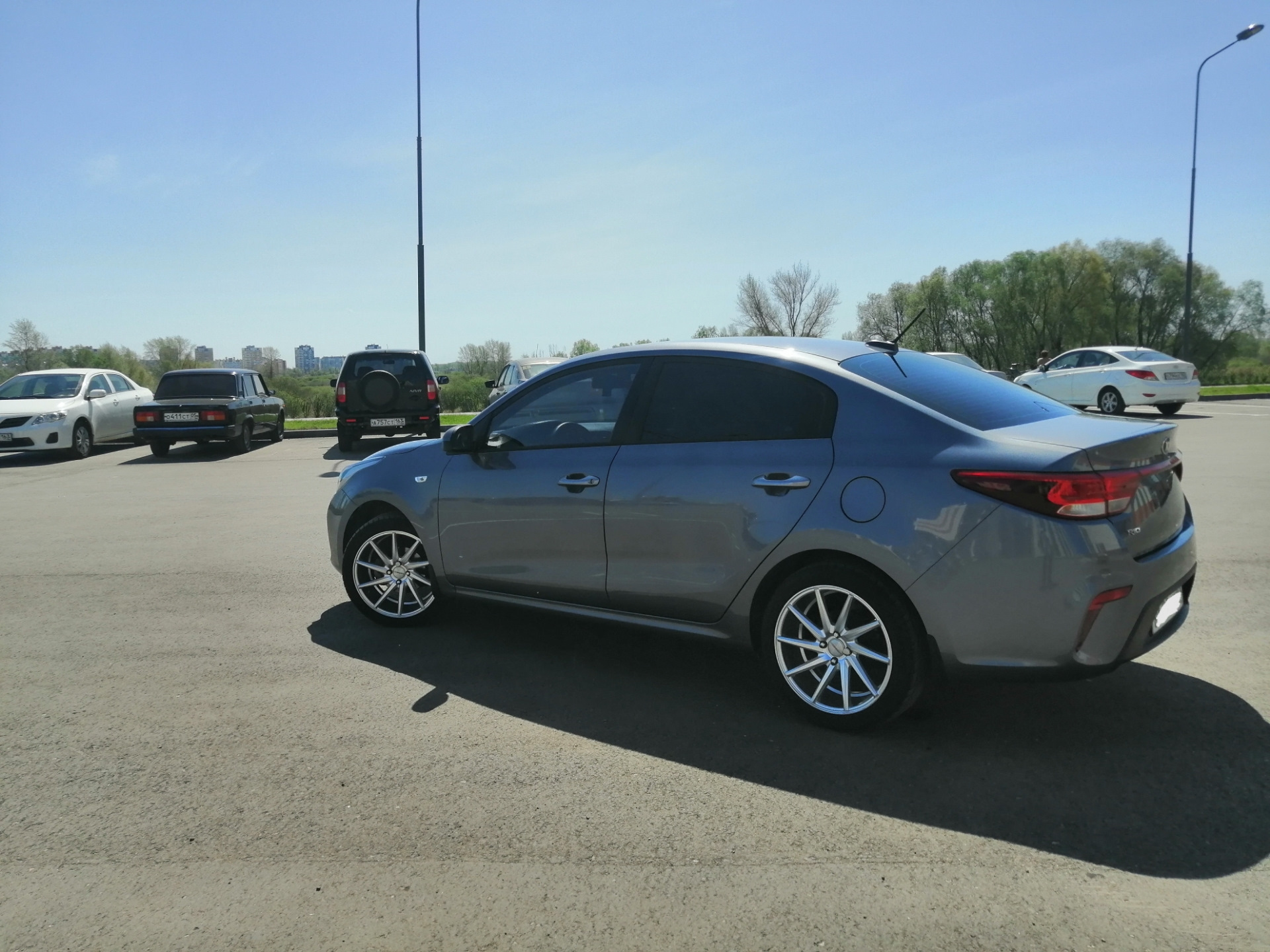 Каркасные шторки 👌 доп дальний свет🚘 — KIA Rio (4G), 1,6 л, 2019 года ...