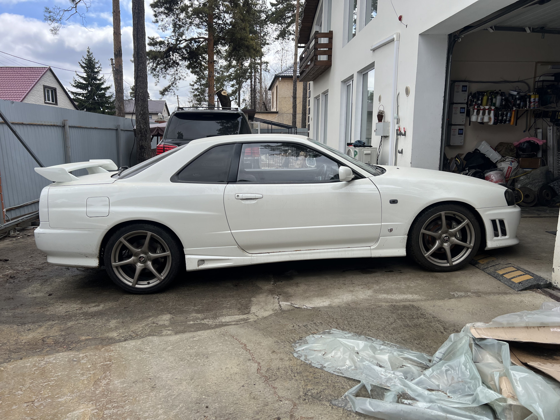 Nissan Skyline r34 полный привод снизу