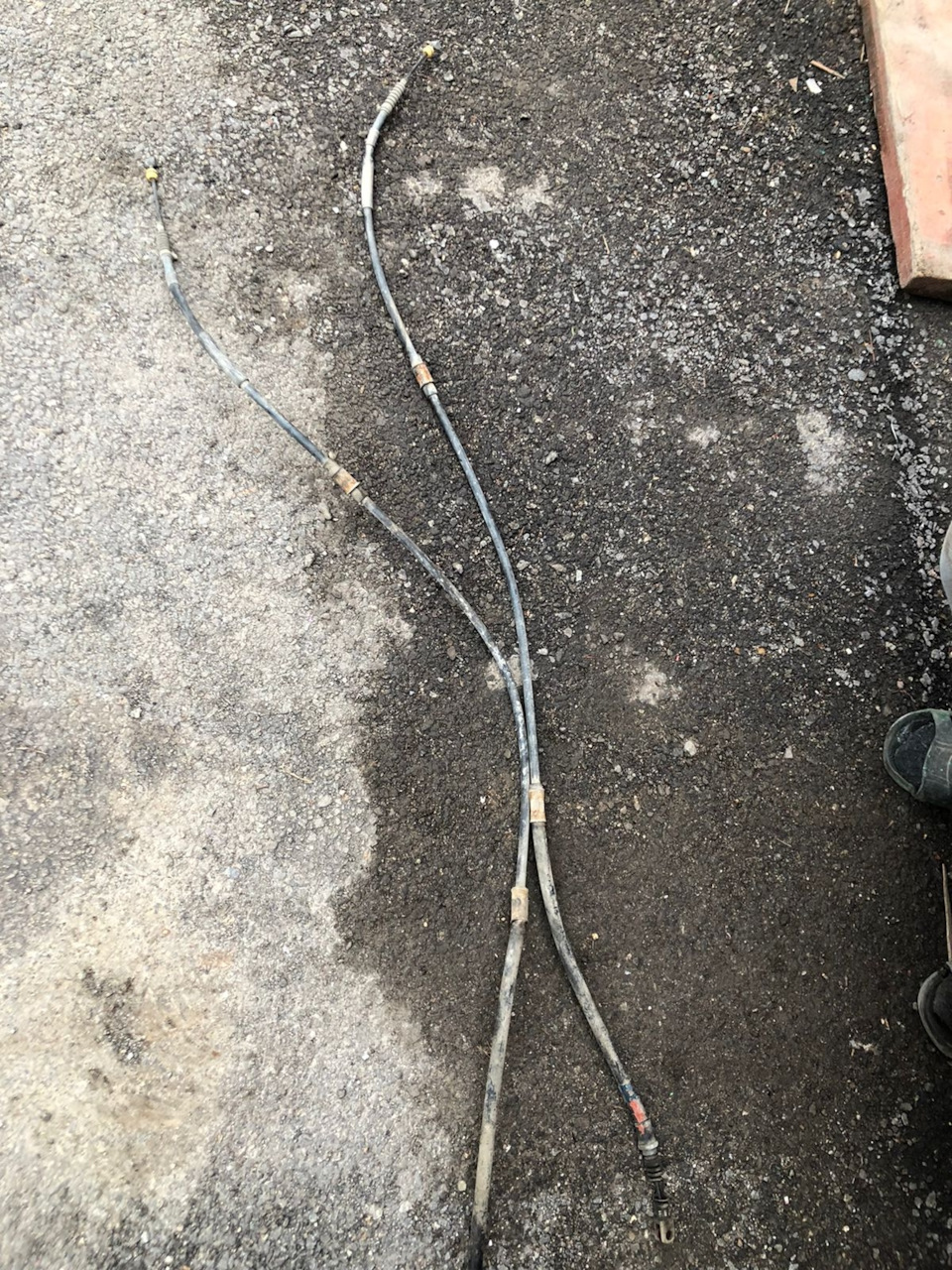 ♠️2♠️Замена тросиков ручника — Toyota Corolla (100), 1,6 л., 1991 года ...