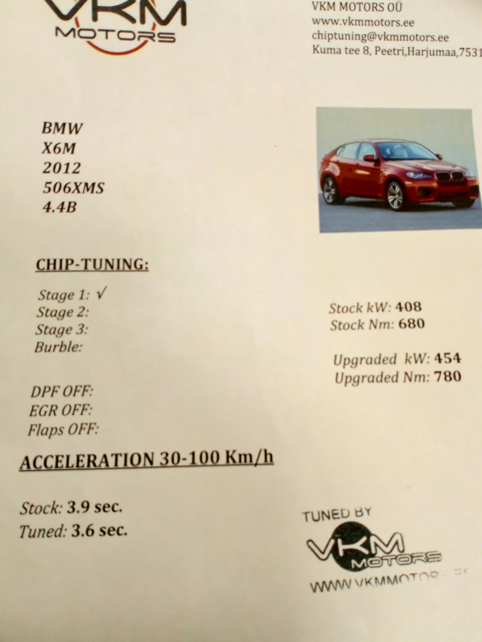 Стейдж 1 — BMW X6 M (E71), 4,4 л, 2012 года | тюнинг | DRIVE2