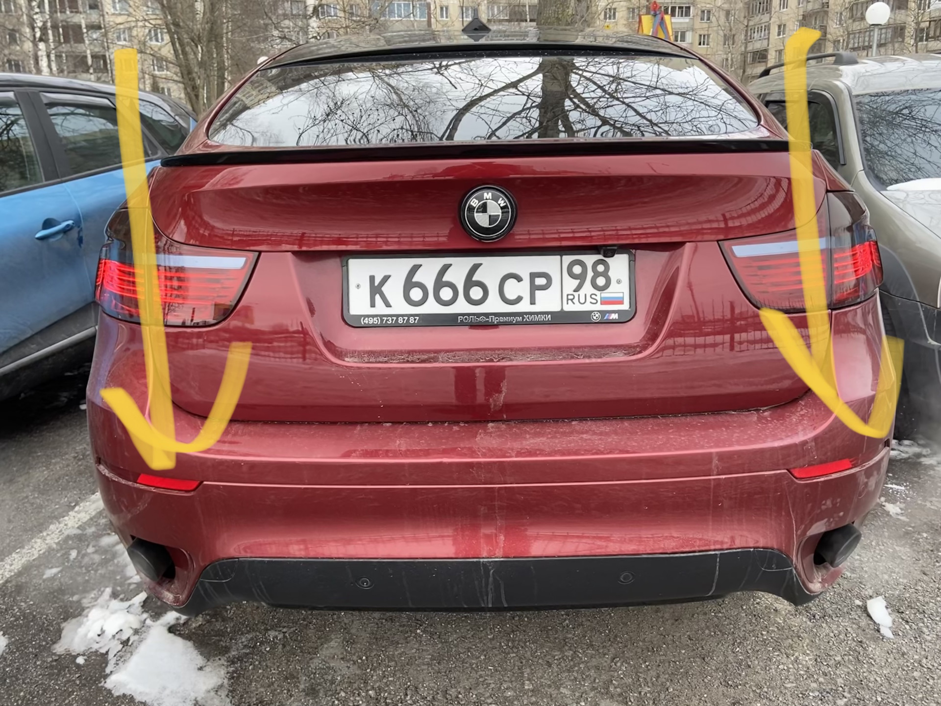 Выхлоп в две трубы — BMW X6 (E71/E72), 3 л, 2009 года | просто так | DRIVE2