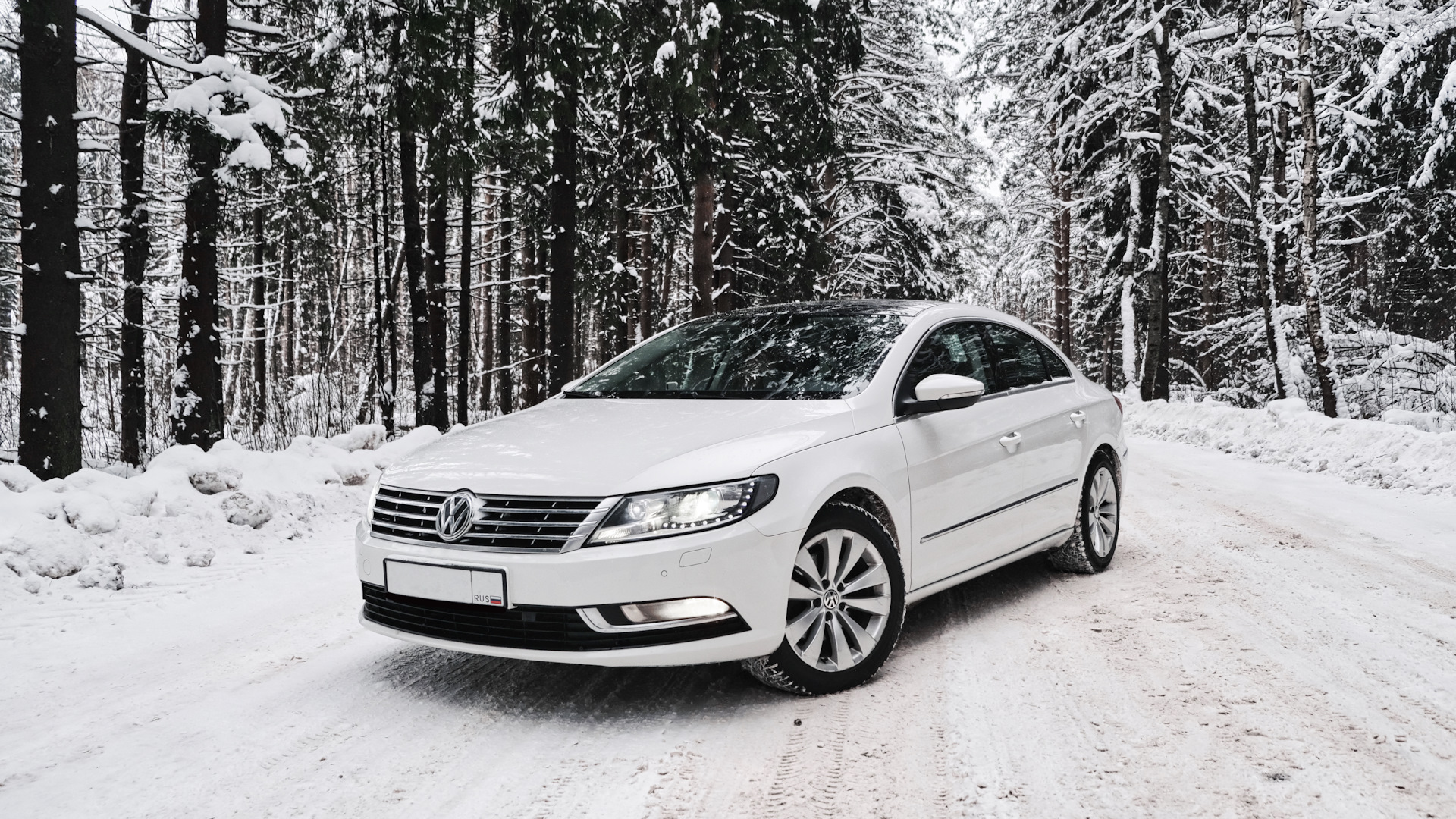 VW Passat cc 2012 белый