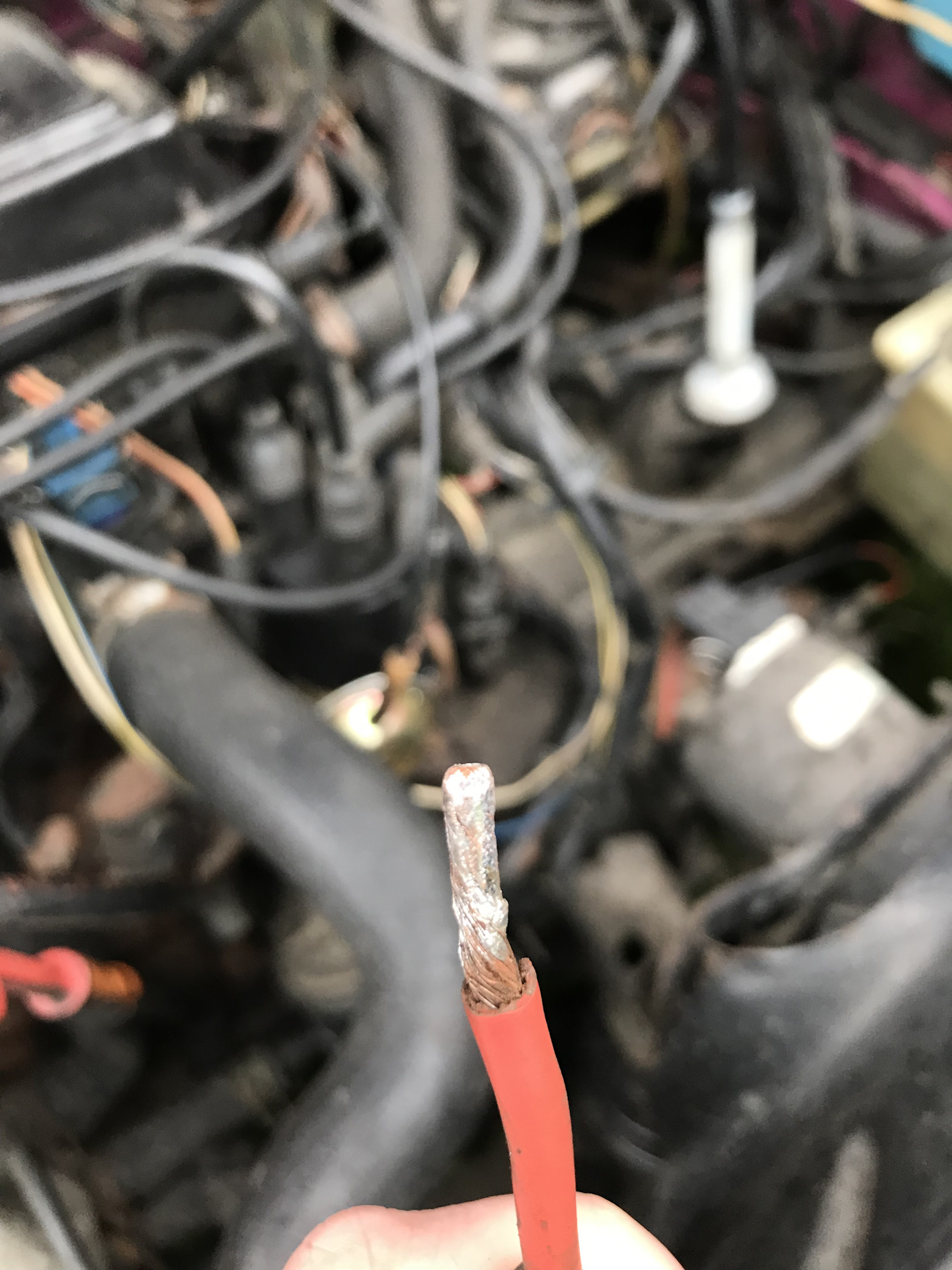 Замена клеммы на стартере — Volkswagen Golf Mk2, 1,6 л, 1991 года ...