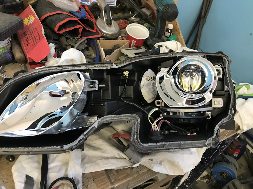 Как разобрать фару внутри LED ближний свет - Lexus GS (S190), 4,3 л, 2006 года тюнинг DRIVE2