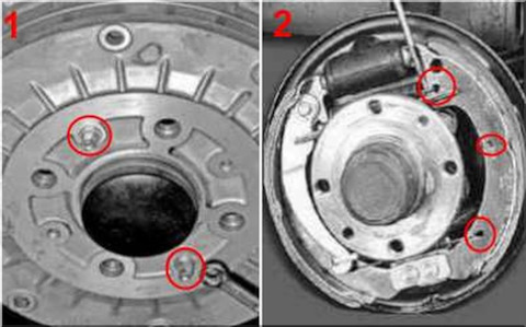 Замена задних тормозных колодок 1(к) ВАЗ 2114