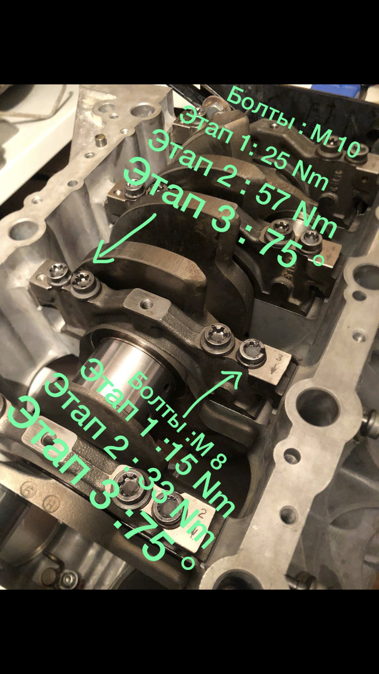 Сборка шорт-блока — Jaguar XFR, 5 л, 2009 года | своими руками | DRIVE2