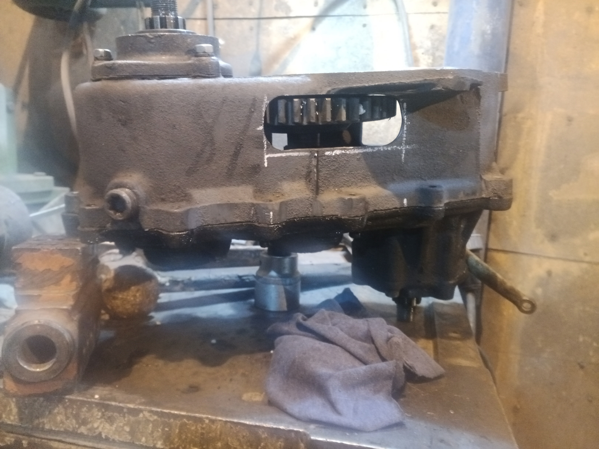 Понижение 3.3 в раздатку и самоблок на морду — ГАЗ 69A, 2,5 л, 1961 ...