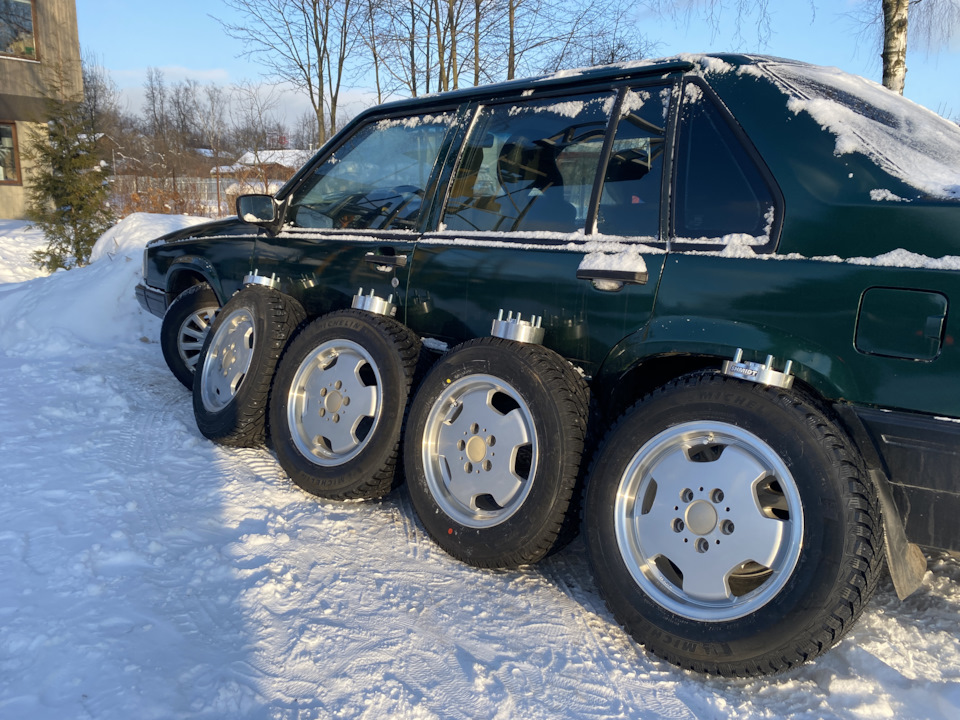 #02. Мишлен 195/65 R15, диски Japan, Проставки Shmidt — Volvo 940, 2,3 ...