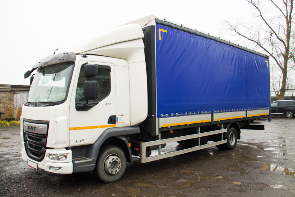 Установка топливного бака на DAF LF — Автобаки на DRIVE2