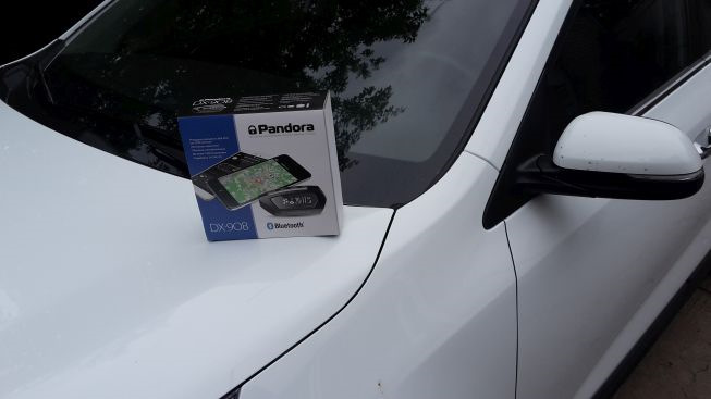 🚗 Kia Rio X-Line — установка автосигнализации Pandora DX90b с ...