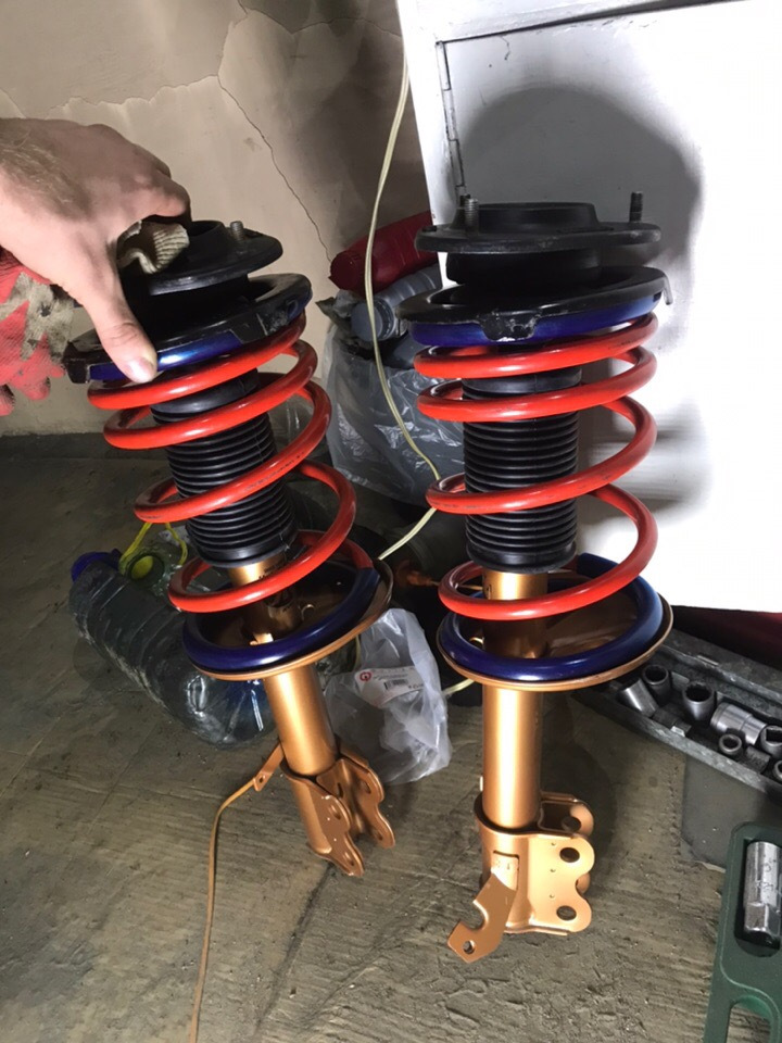 Устранил биение задних пружин — Toyota Sprinter Trueno (110), 1,6 л ...