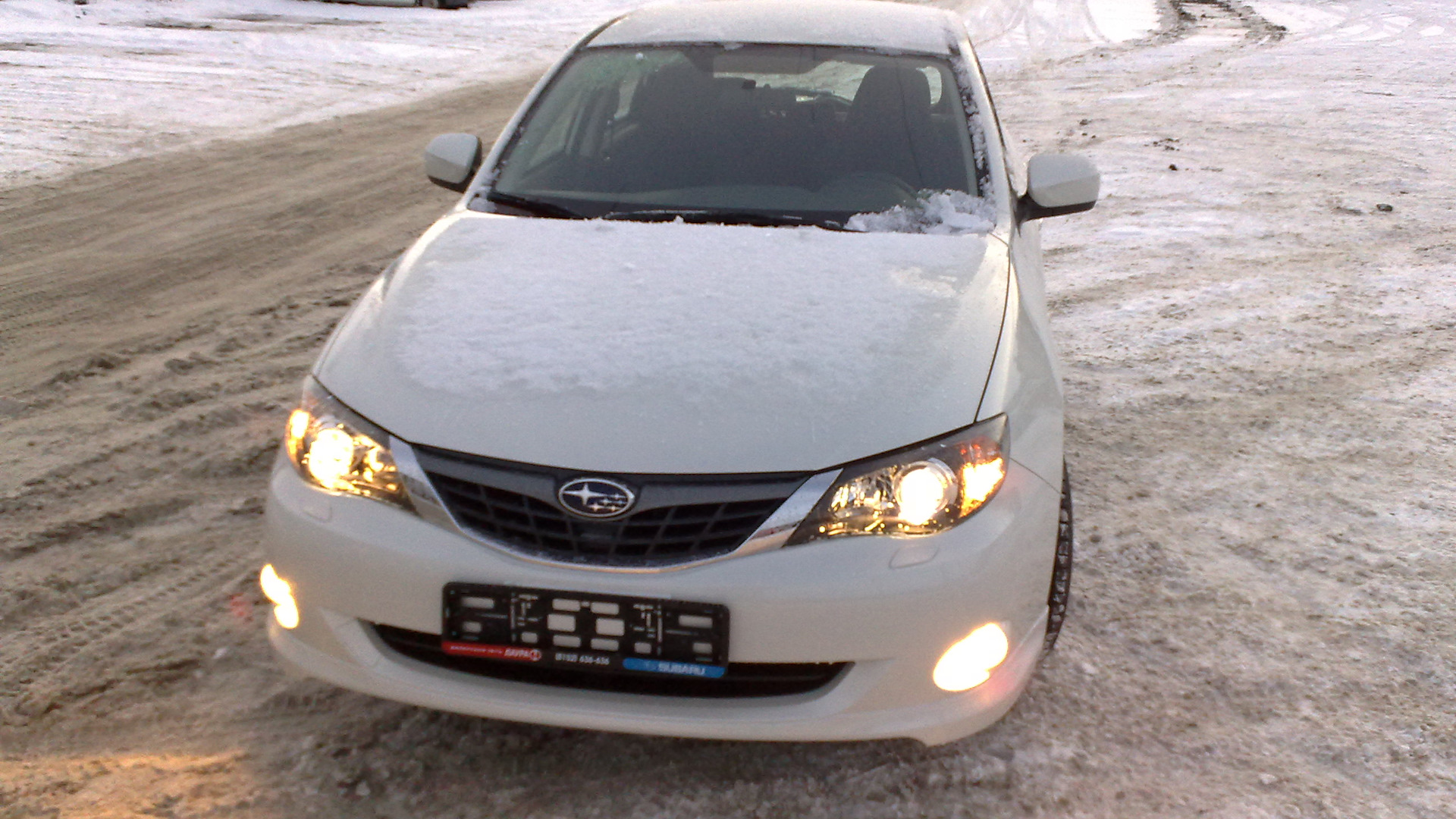 Subaru Impreza (GE, GH) 2.0 бензиновый 2008 | Белый сатин, 2.0 л на DRIVE2