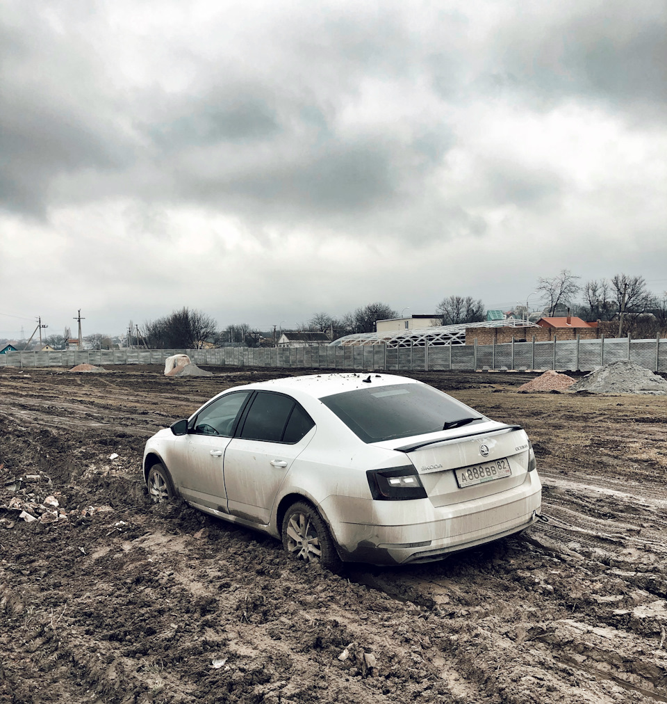 Ехал в гости и застрял — Skoda Octavia A7 Mk3, 1,8 л, 2017 года | эвакуация  | DRIVE2