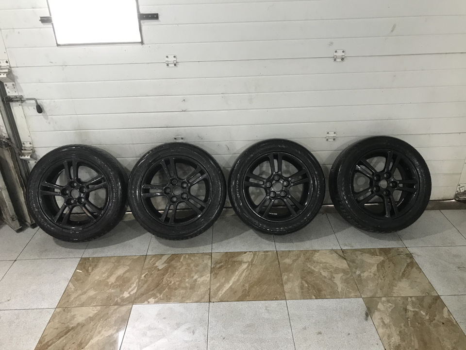 Колёса Лансер 9 r16 enkei — Mitsubishi Lancer IX, 2,4 л, 2007 года ...