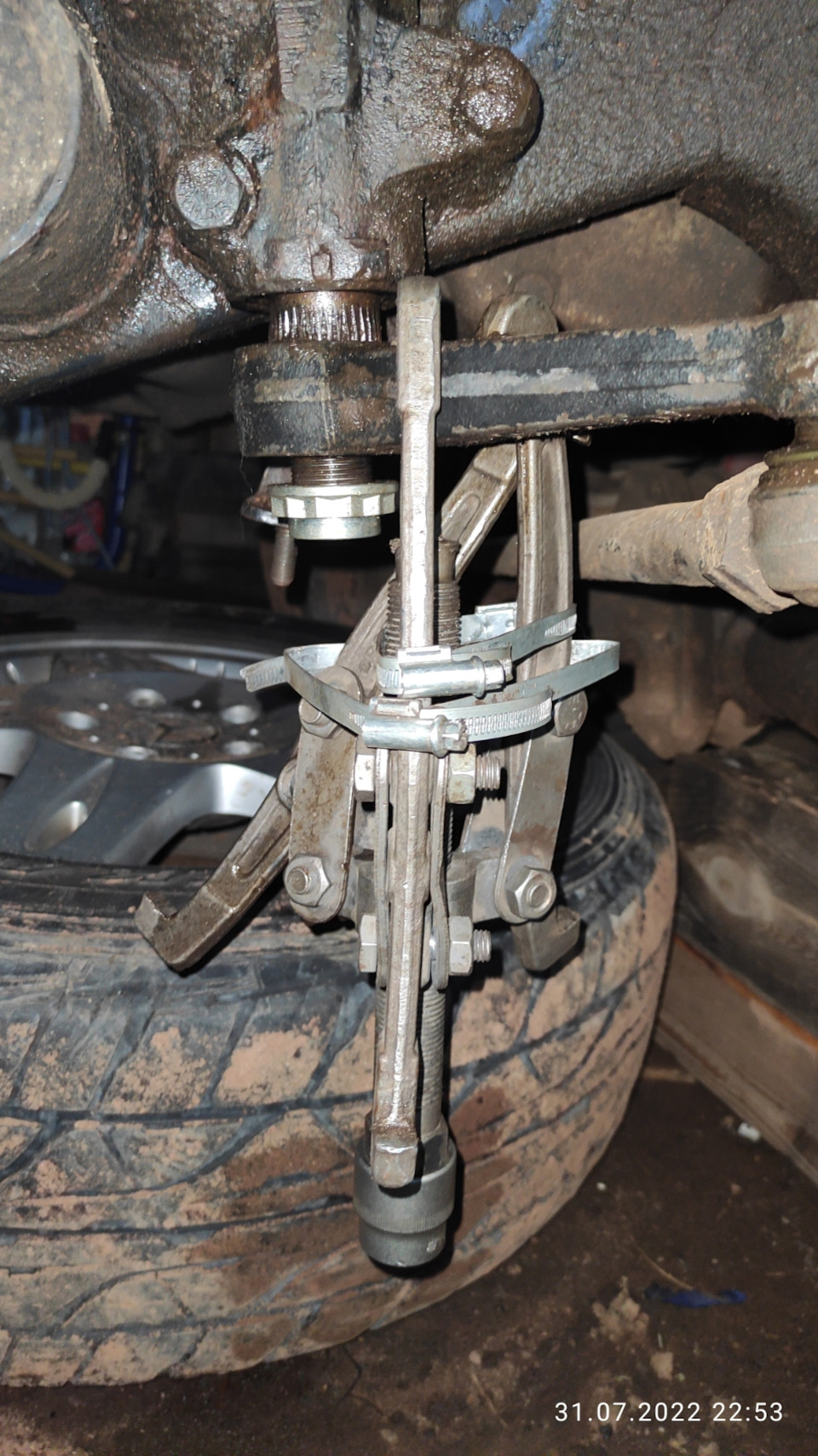 Как снять сошку — Mercedes-Benz G-Class (W463 1G), 3,2 л, 1995 года ...