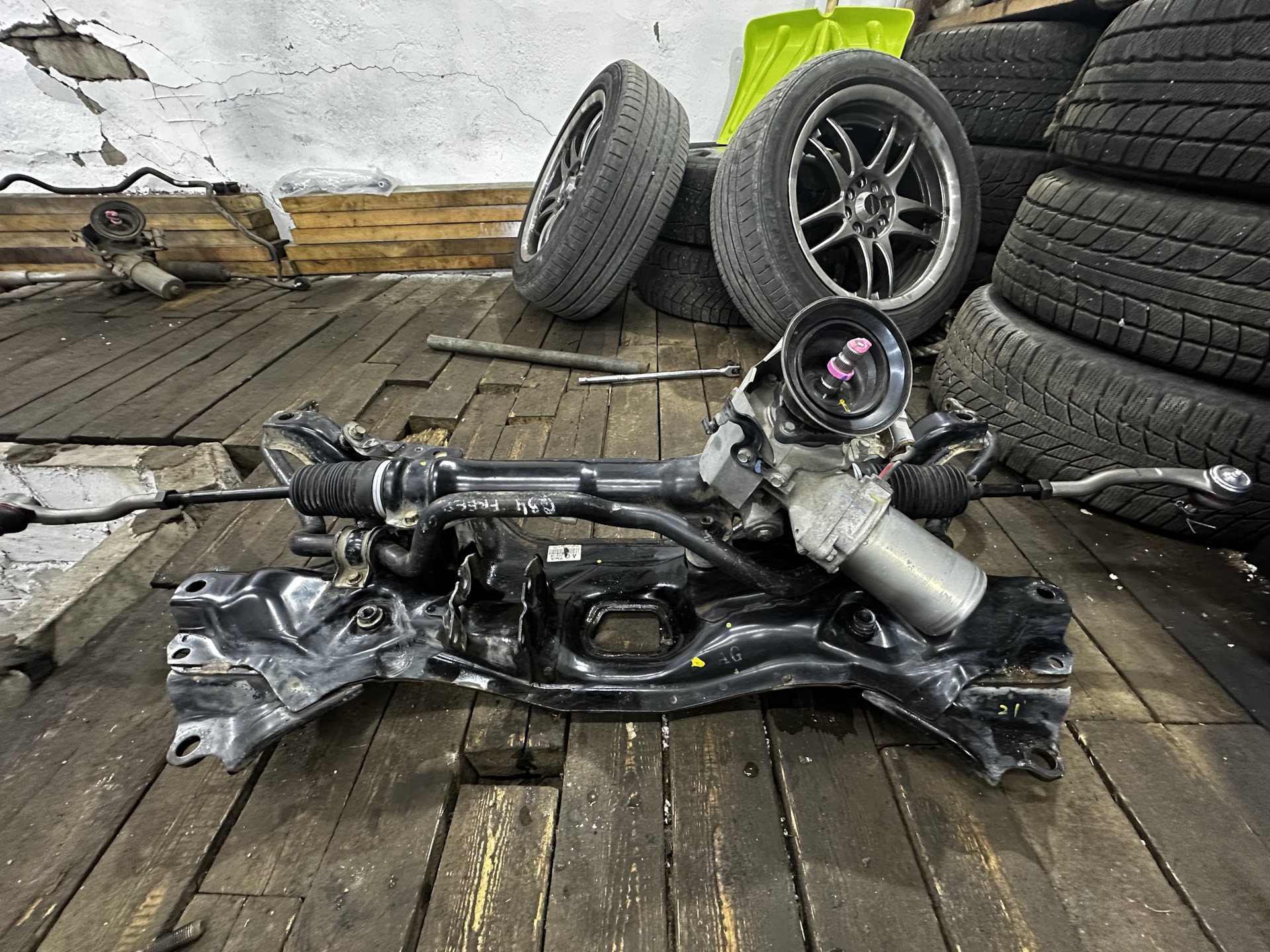 Замена рейки и стабилизатора — Honda Fit (2G), 1,3 л, 2009 года ...