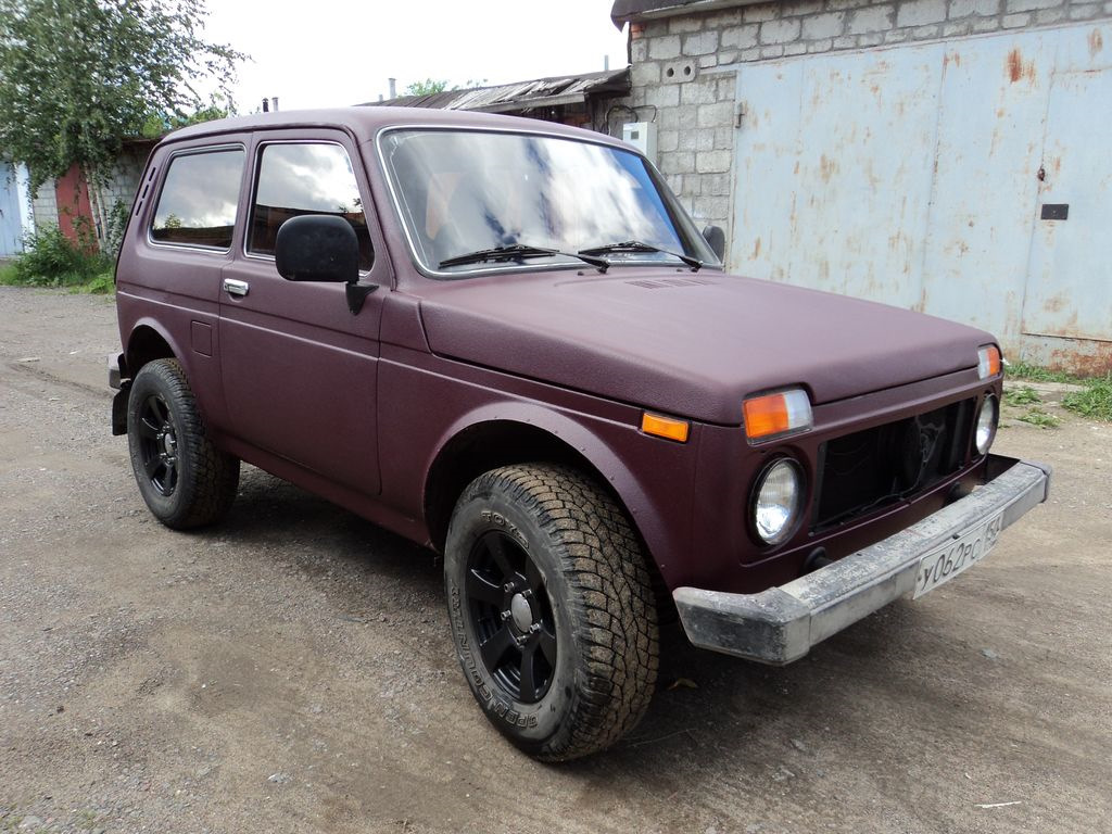 Покраска в раптор. Регистрация ГАИ. — Lada 4x4 3D, 1,7 л, 2003 года |  покупка машины | DRIVE2