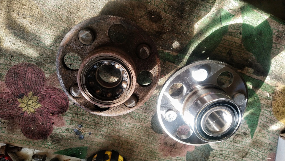 Меняем задний ступичный подшипник civic 6 ej7 — Honda Civic Coupe (6G ...