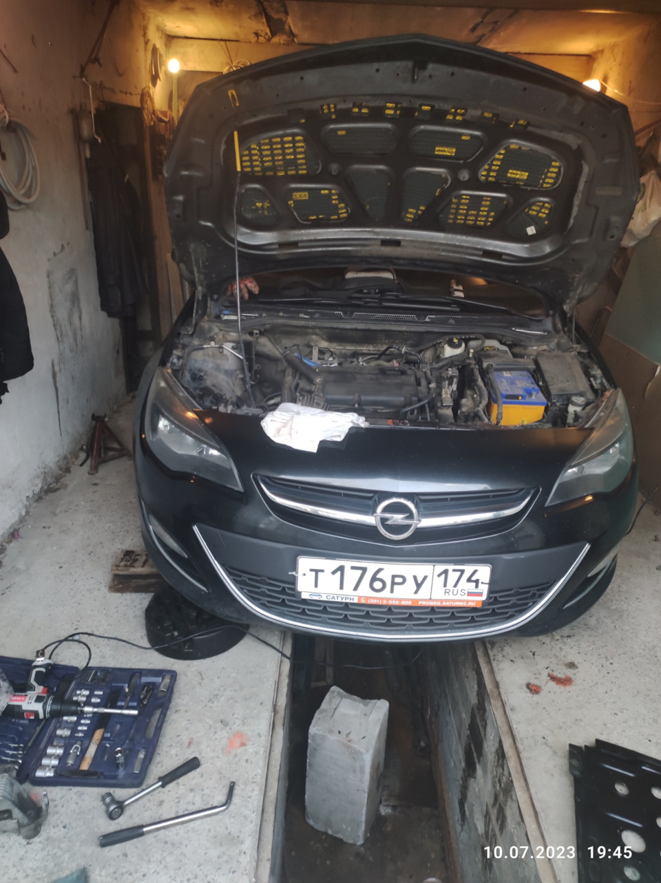 Замена правой подушки двигателя A16LET — Opel Astra J, 1,6 л, 2013 года |  своими руками | DRIVE2